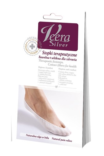 Przeciwbólowe stopki lecznicze - Veera Silver