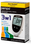 Pempa® 3w1 - Urządzenie diagnostyczne do pomiaru glukozy, cholesterolu, kwasu moczowego - BK6-40M 