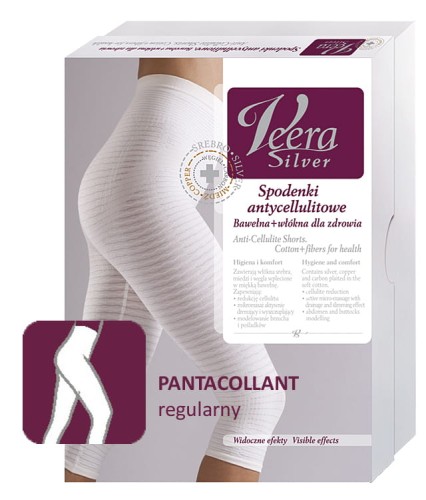 Spodenki Pantacollant regularny stan - Veera Silver